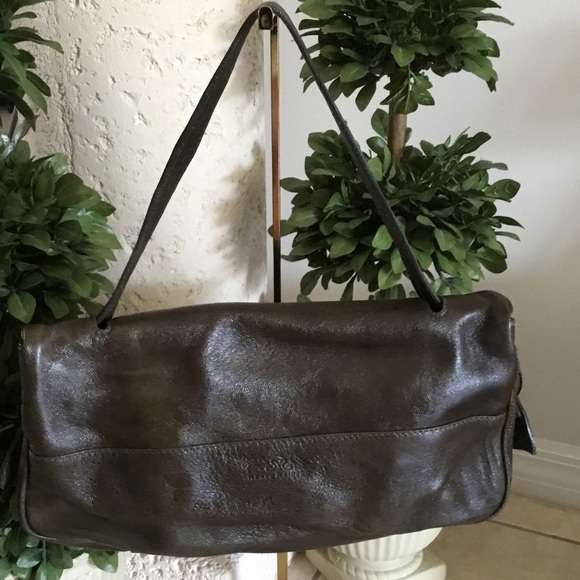 Leather Green Moss Hobo Bag - Picture 5 of 11